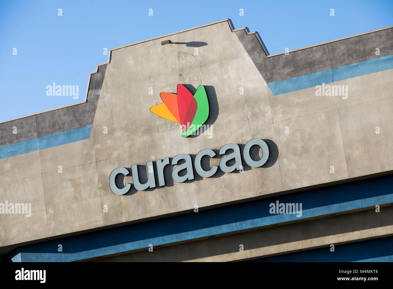 Ein logo Zeichen außerhalb eines Curacao Einzelhandelsgeschäft in Phoenix, Arizona, am 3. Februar 2018. Stockfoto
