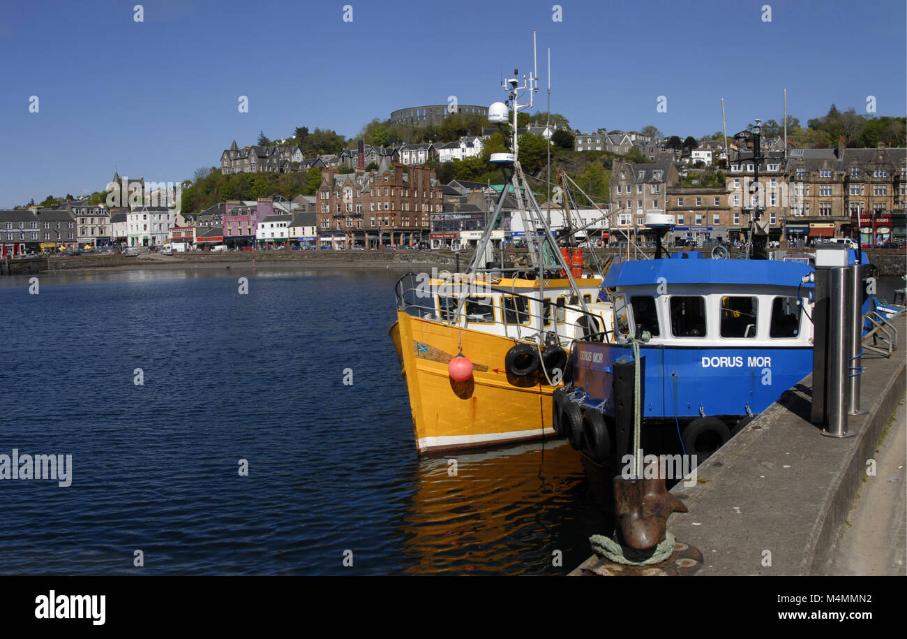 Hafen Szene, Oban, Argyll, Schottland Stockfoto
