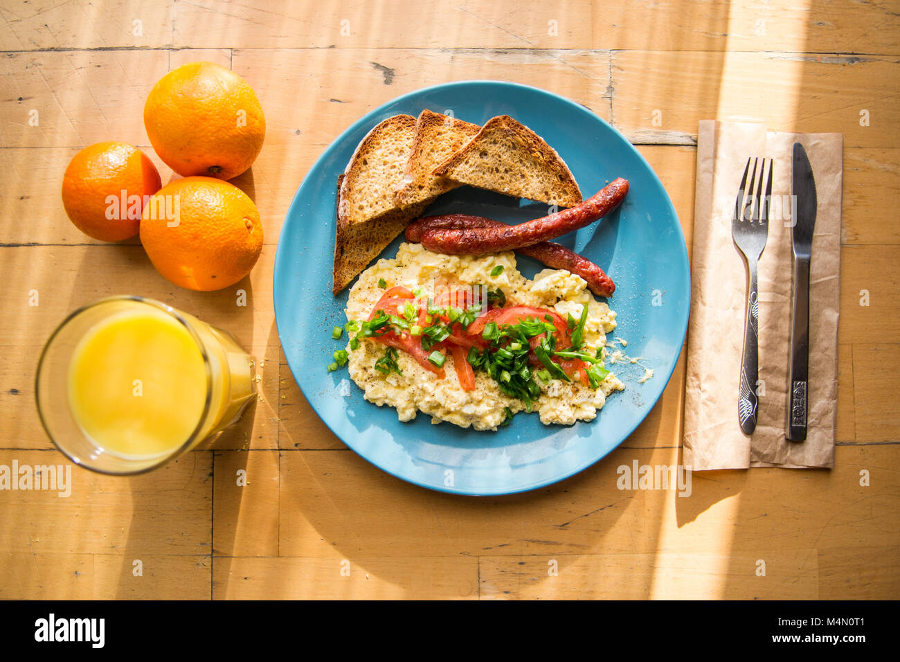 frisches Frühstück Stockfoto