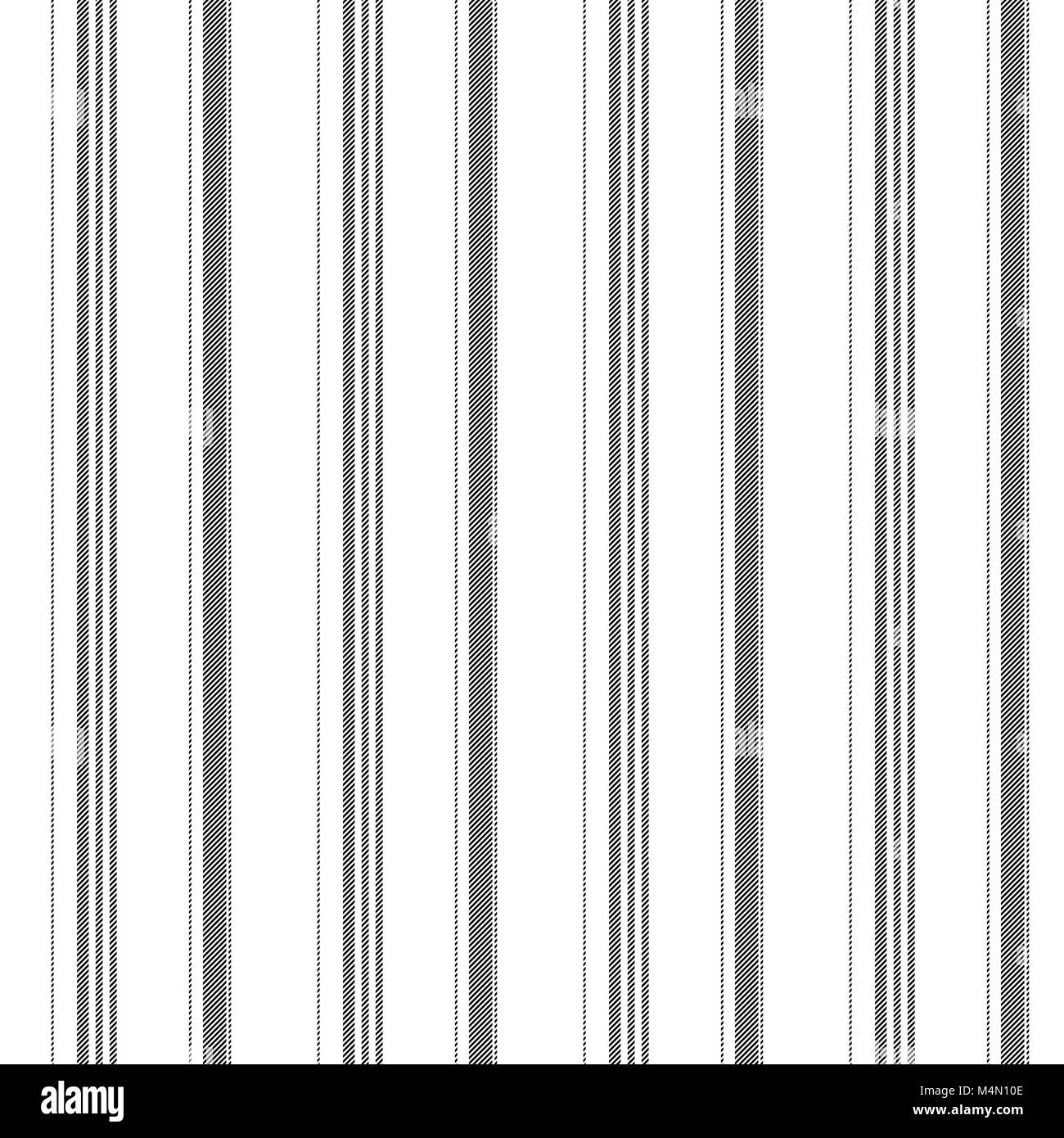 Abstrakte schwarz weiss diagonal Textur nahtlose Muster. Vector Illustration. Stock Vektor