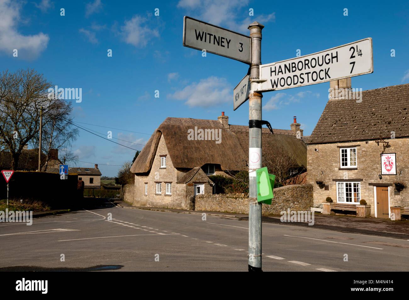 North Leigh Dorf, Oxfordshire, England, Großbritannien Stockfoto