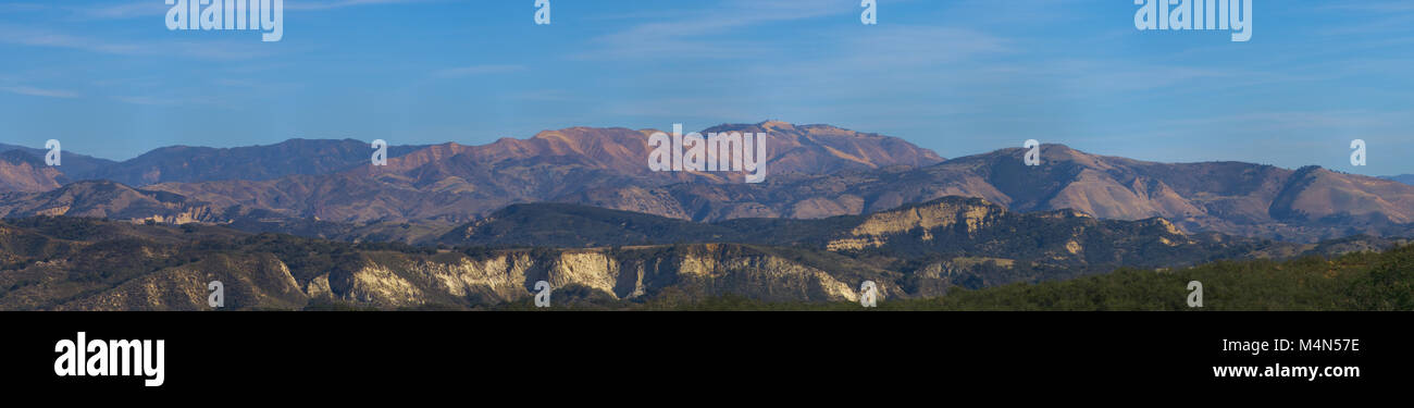 Berge im Los Padres National Forest Stockfoto