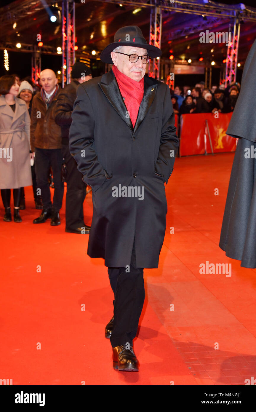 Dieter Kosslick die Teilnahme an der "Schwarzen 47" Premiere auf der 68. Internationalen Filmfestspiele Berlin/Berlinale 2018 Berlinale Palast am 16. Februar 2018 in Berlin, Deutschland. Stockfoto
