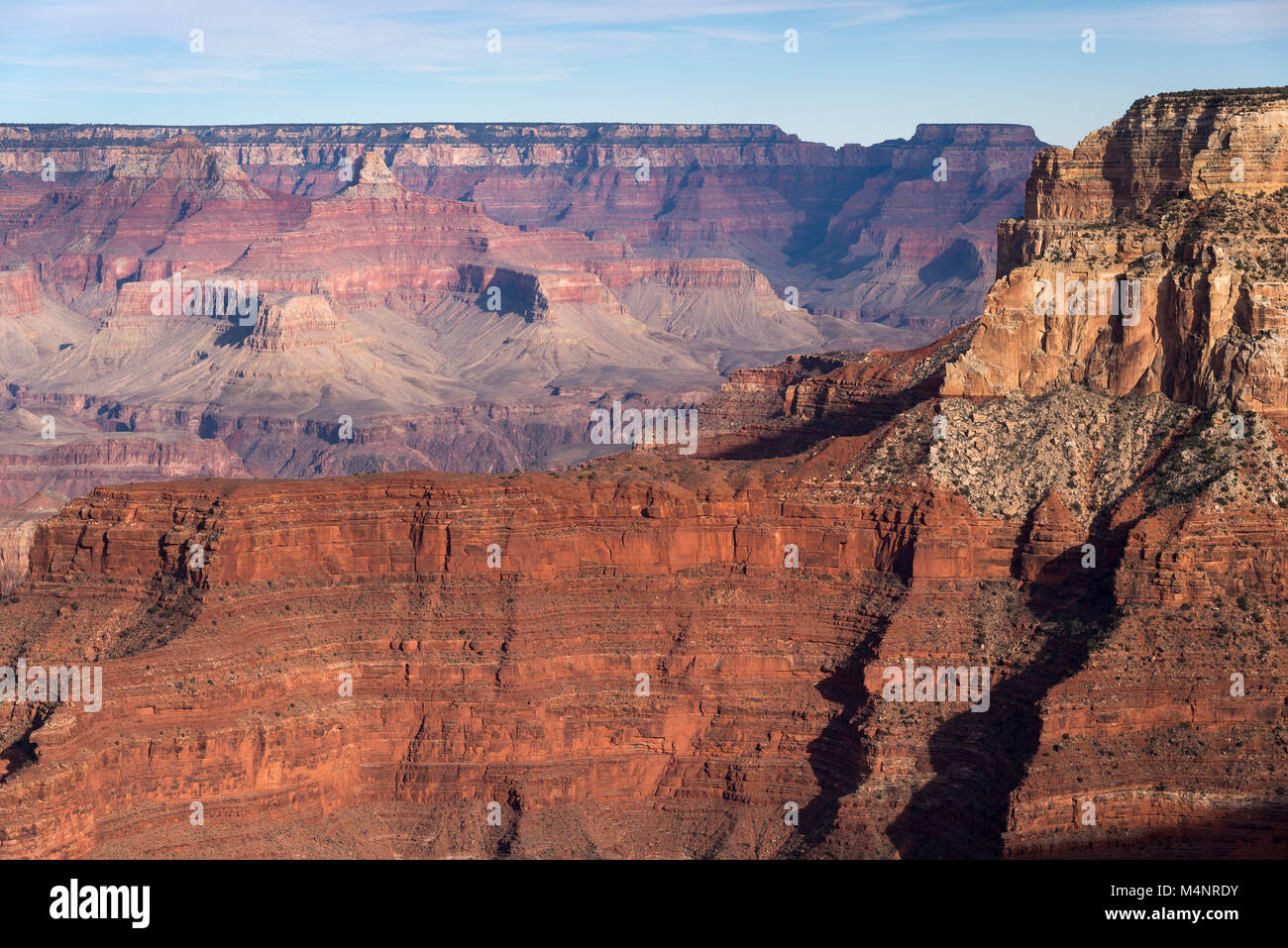 Grand Canyon National Park über dem Colorado River als vom South Rim angesehen. Weltberühmte Reiseziel im Norden von Arizona. Stockfoto