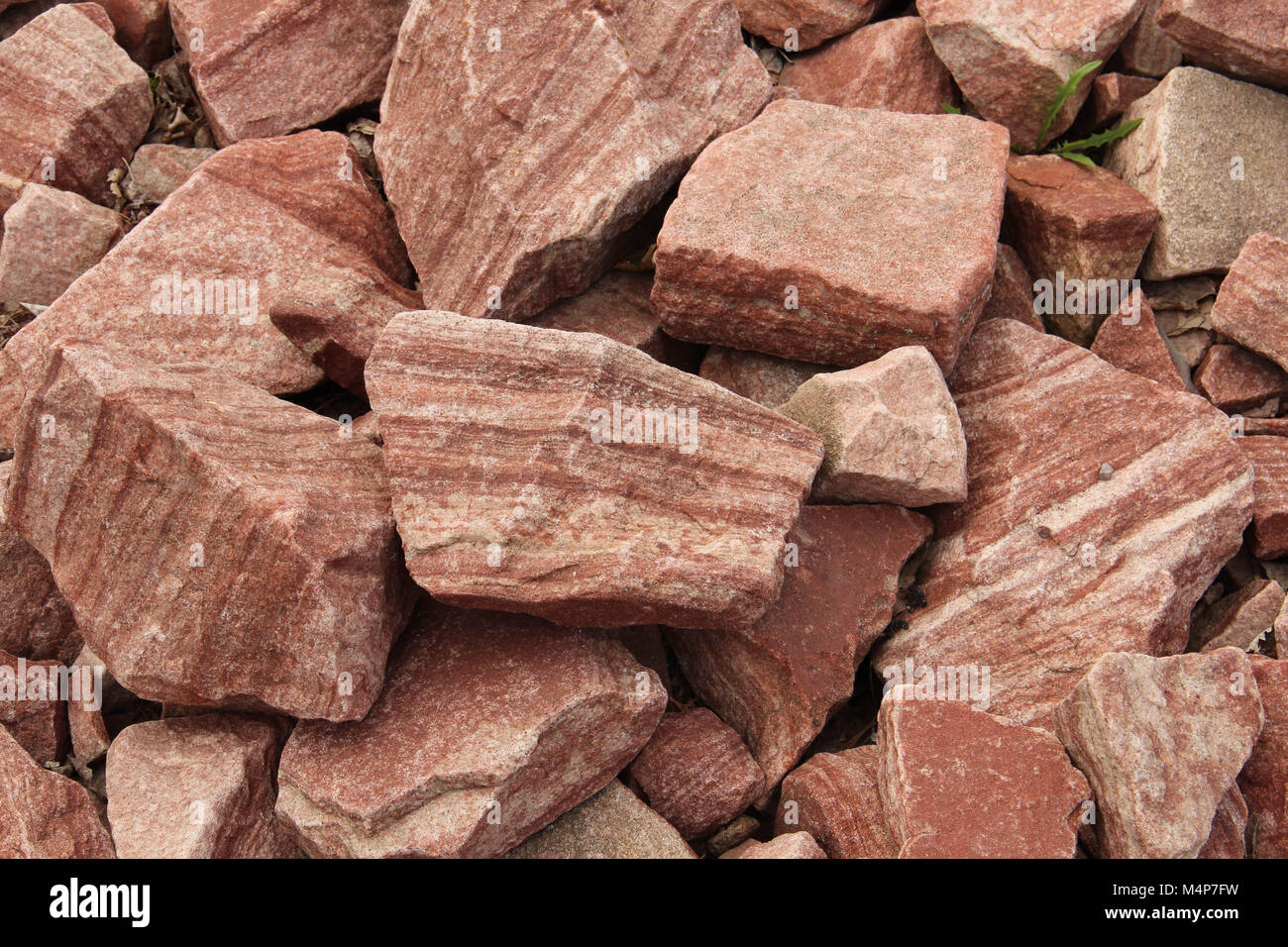 Hintergrund, Sandsteine fron Orsa in Schweden. Stockfoto
