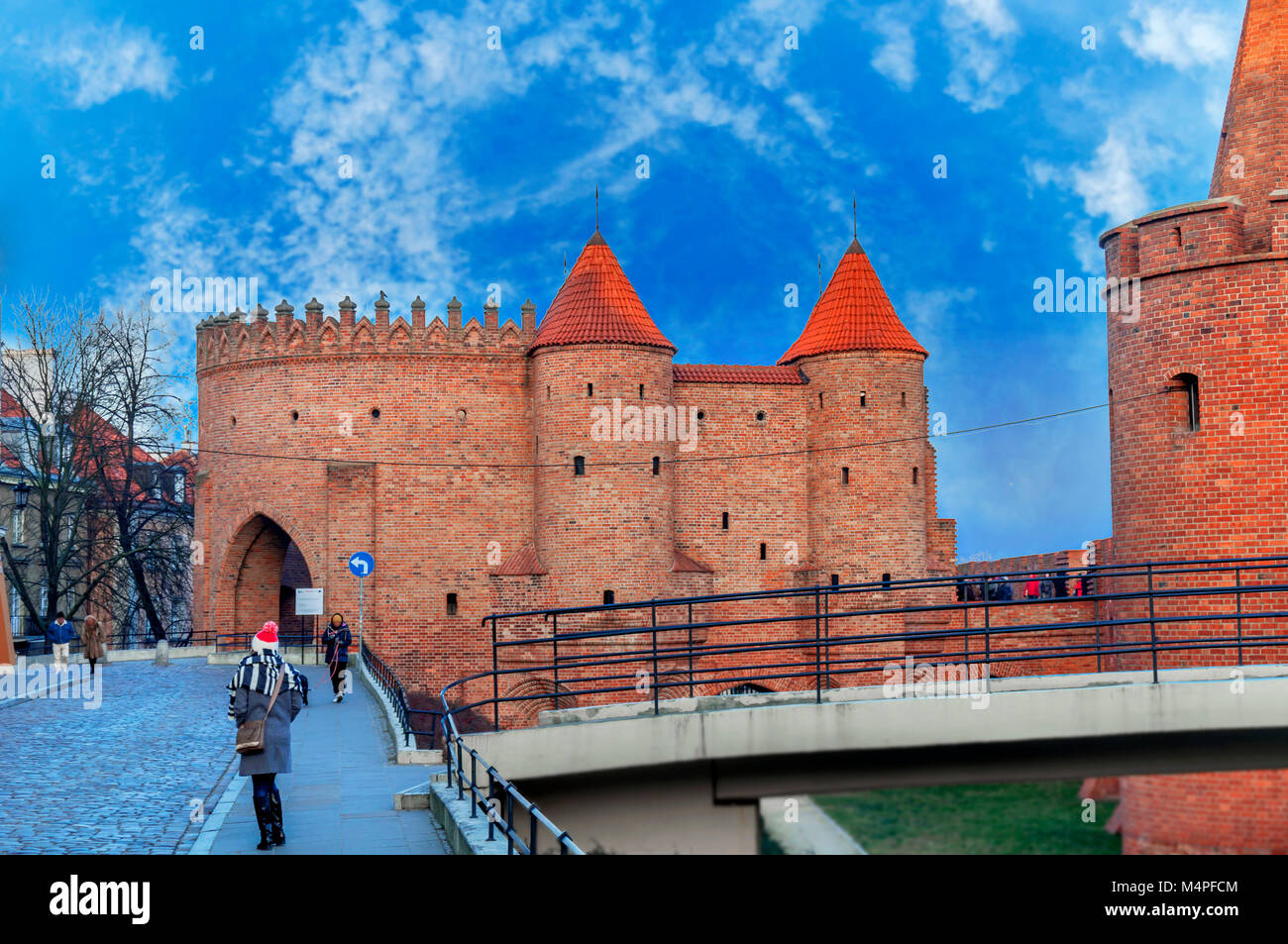 Warschau Festung war ein System von Befestigungsanlagen in Warschau errichtet, Polen während des 19. Stockfoto