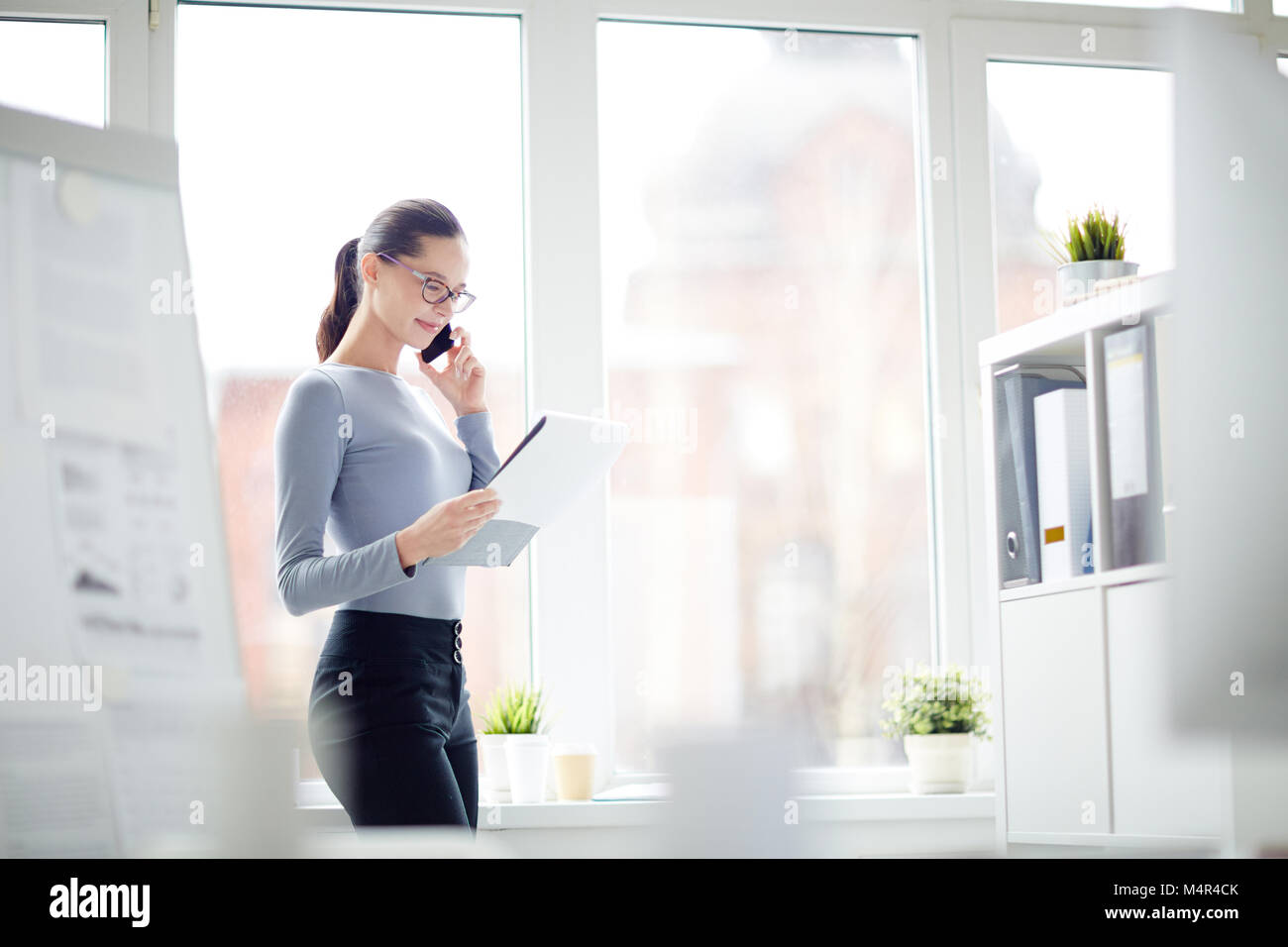 Beschäftigt manager Stockfoto