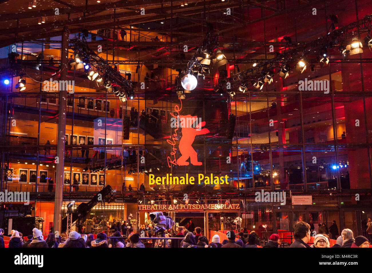 Berlinale Palast am Potsdamer Platz in Berlin 2018 Stockfoto