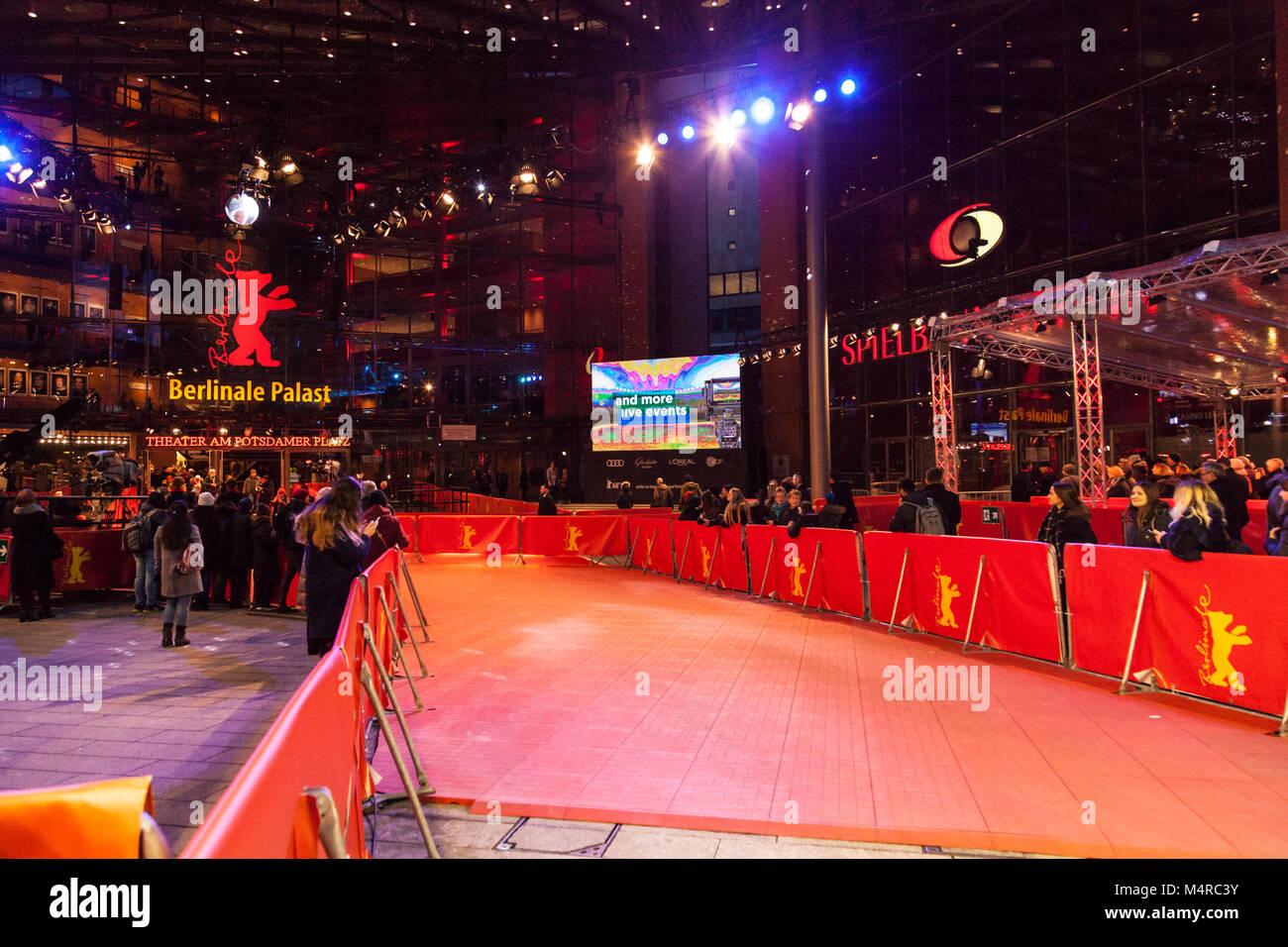 Berlinale Palast am Potsdamer Platz in Berlin 2018 Stockfoto