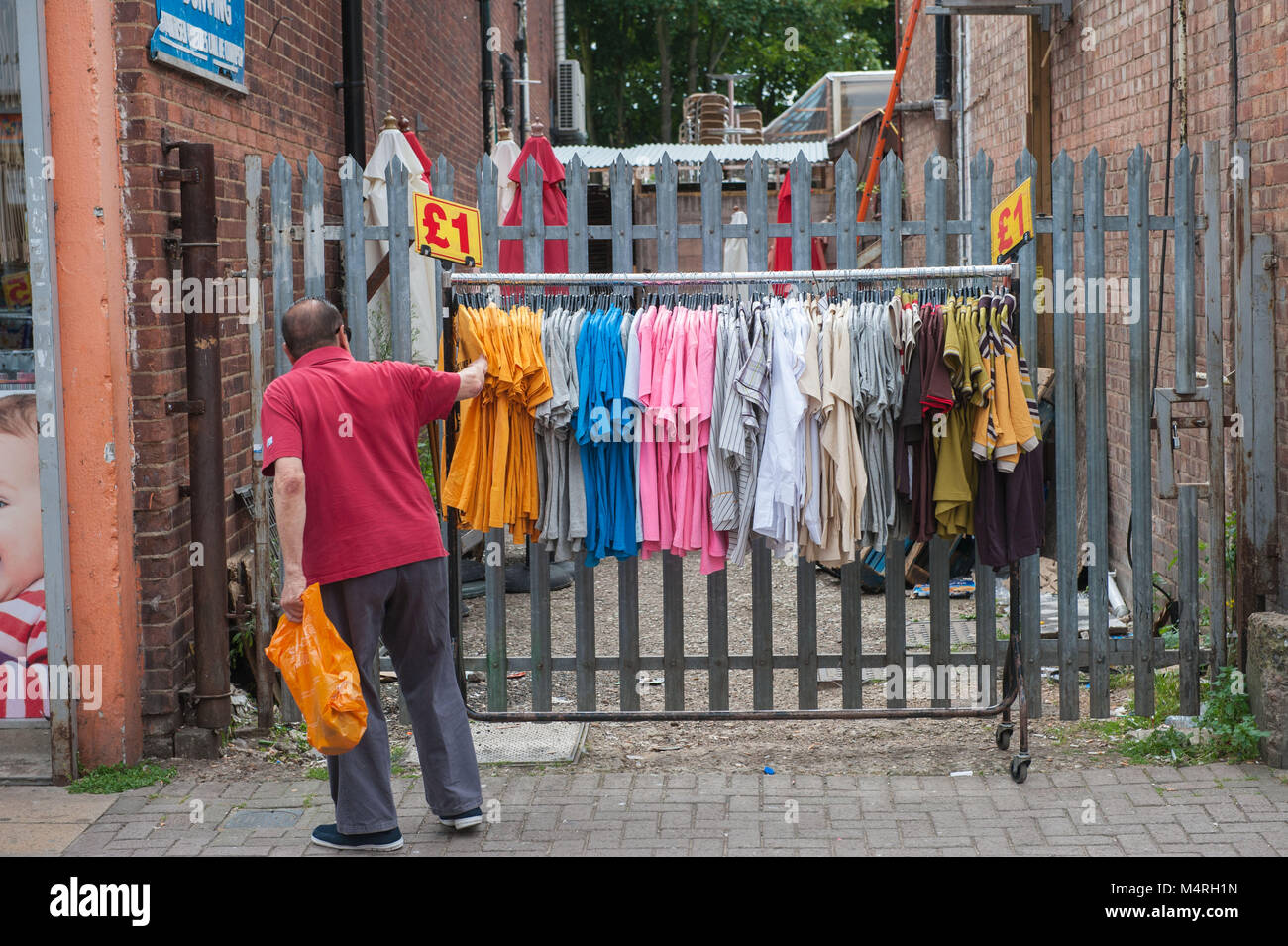 London, Vereinigtes Königreich. Walthamstow Markt. Stockfoto