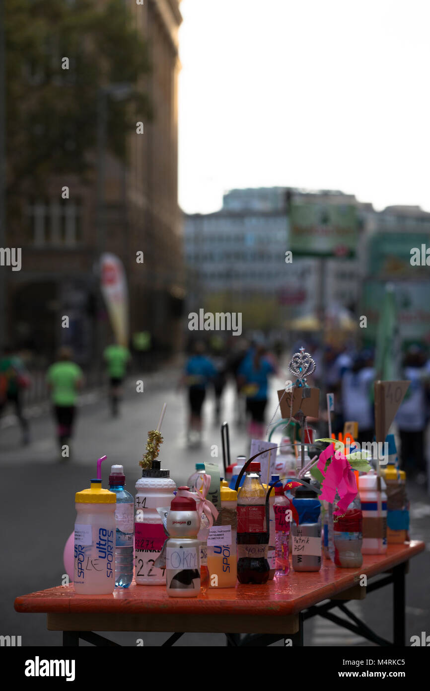 Frankfurt City Marathon Stockfoto