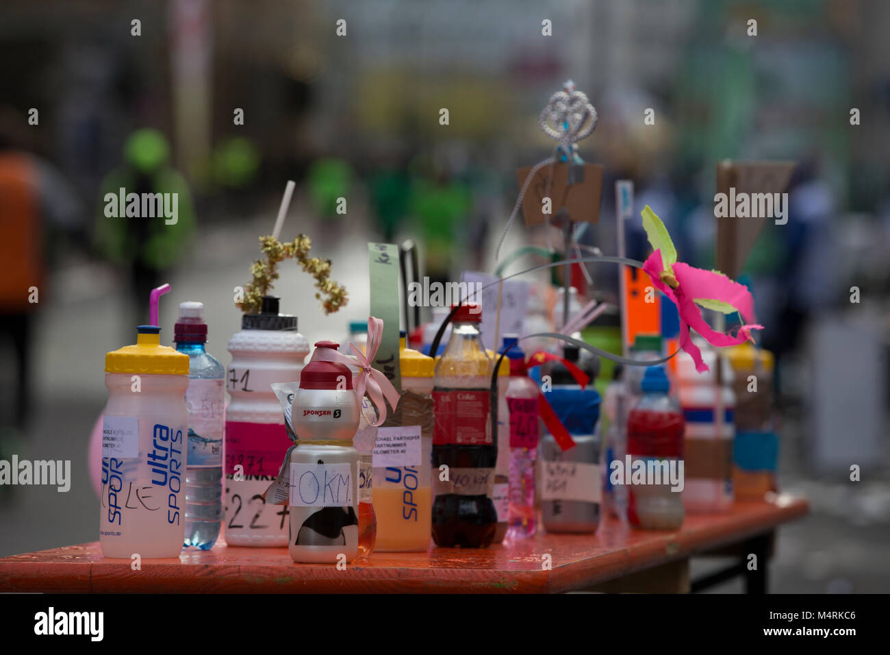 Frankfurt City Marathon Stockfoto