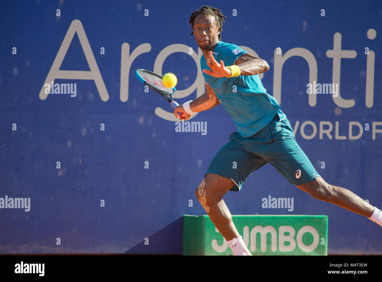 Gael Monfils (Frankreich) - Argentinien Open 2018 Credit: Mariano Garcia/Alamy leben Nachrichten Stockfoto