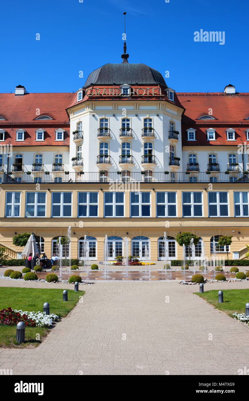 Sofitel Grand Hotel in der Stadt Sopot, gehobene Unterkunft an der Ostseeküste in Polen, Europa Stockfoto