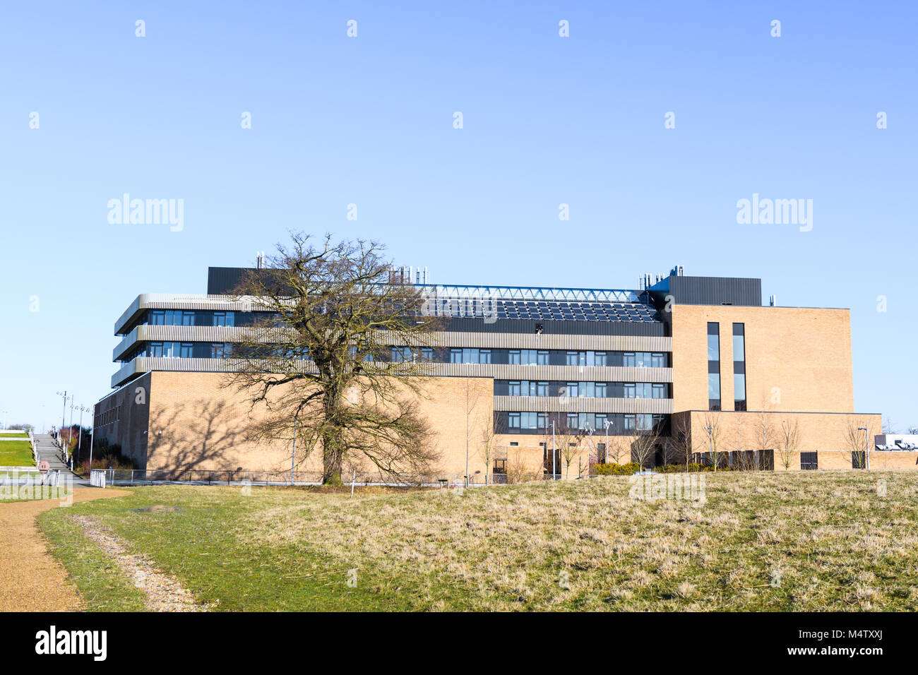 Die Abteilung für Materialwissenschaft und Metallurgie Gebäude an der West Cambridge site der Universität in der Stadt Cambridge, England. Stockfoto