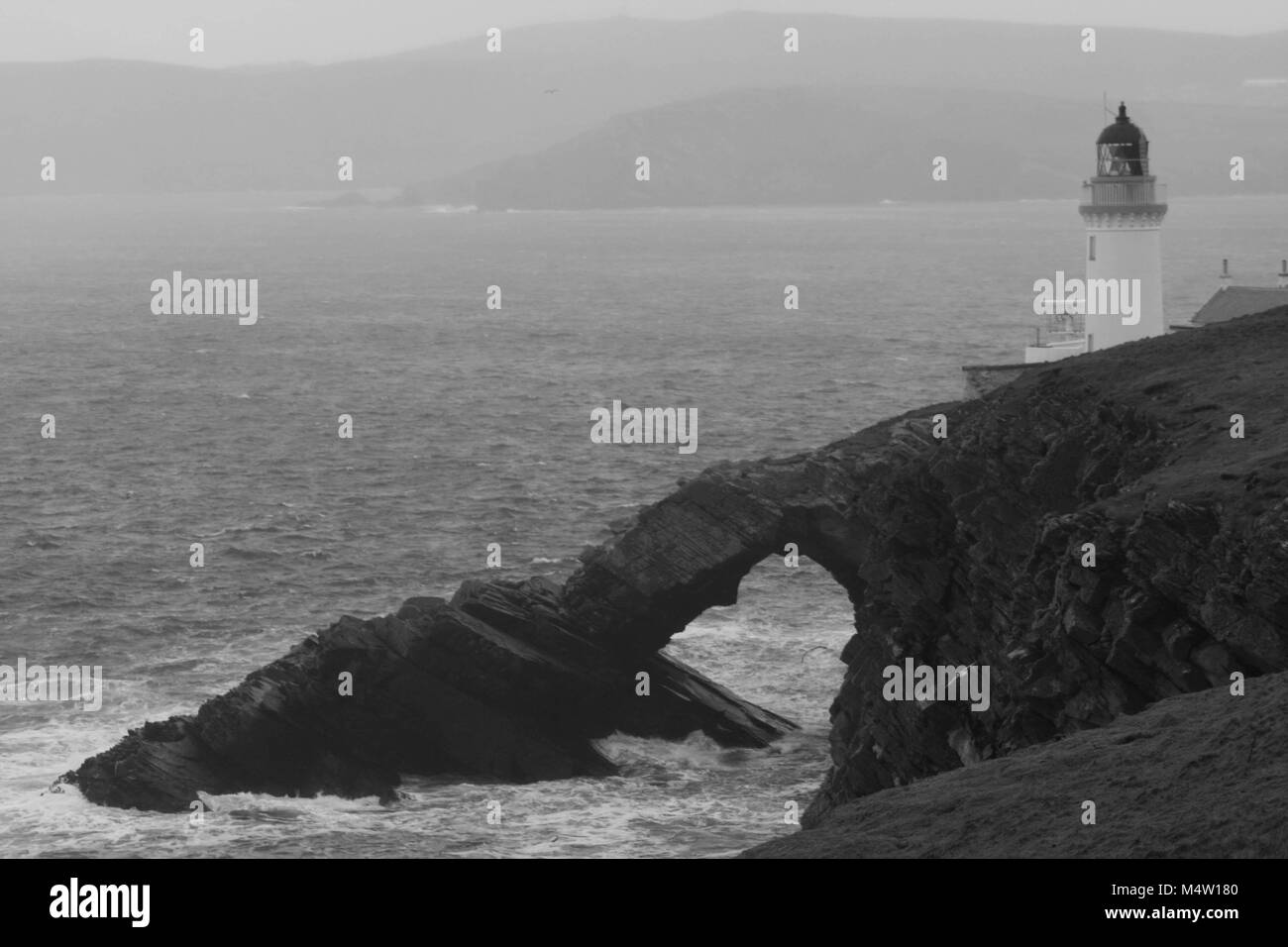 Shetland Island Lighthouse Stockfoto