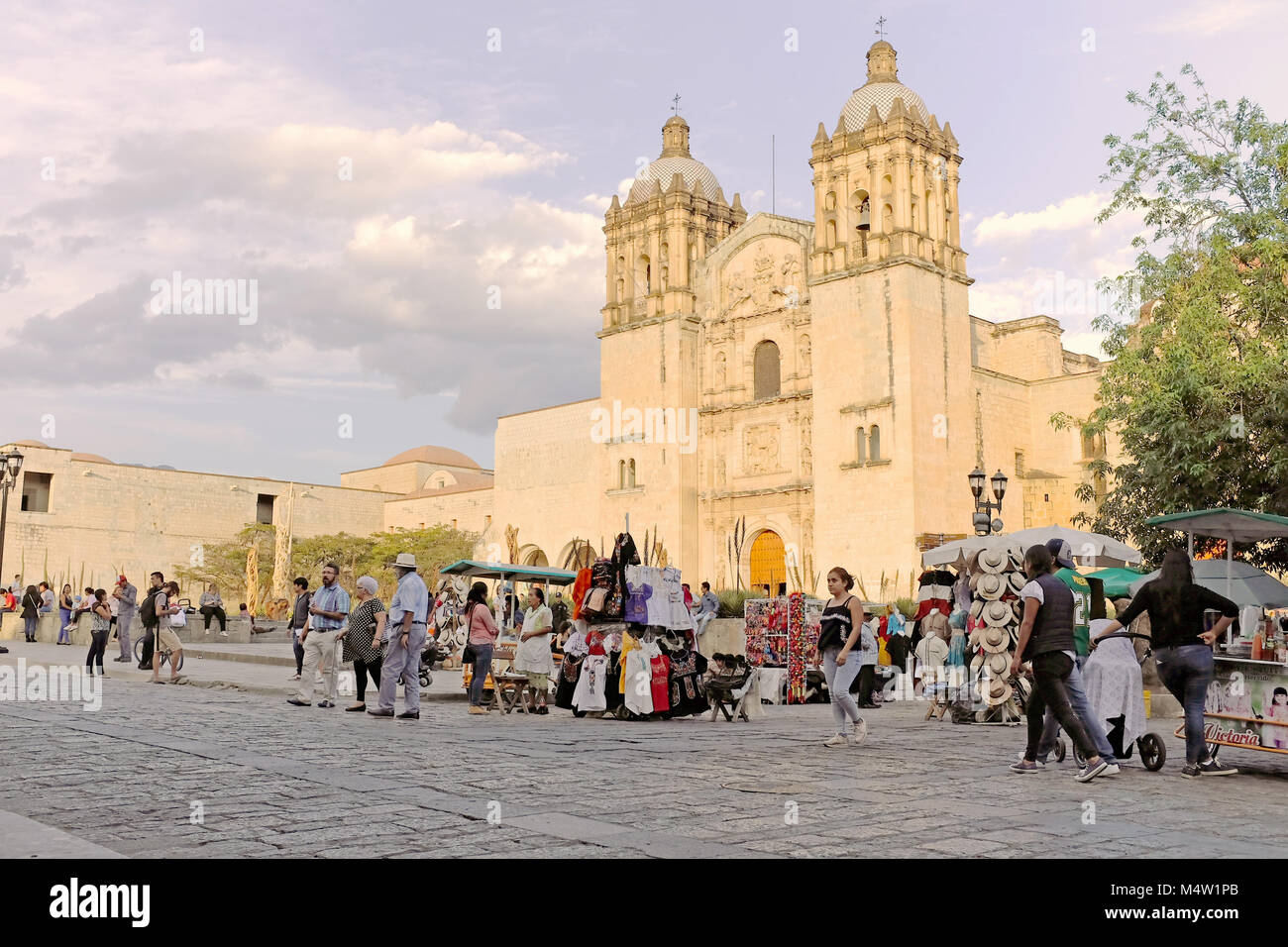 Der Templo de Santo Domingo, auch bekannt als die Churt von Santo Domingo in Oaxaca, Mexiko steht. Stockfoto