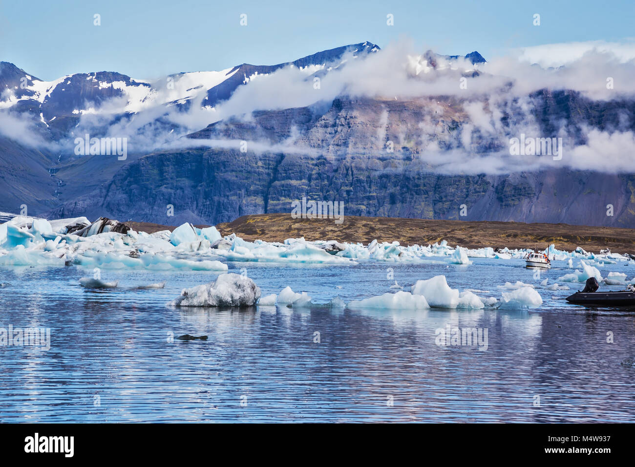 Eis-Lagune in Island Stockfoto