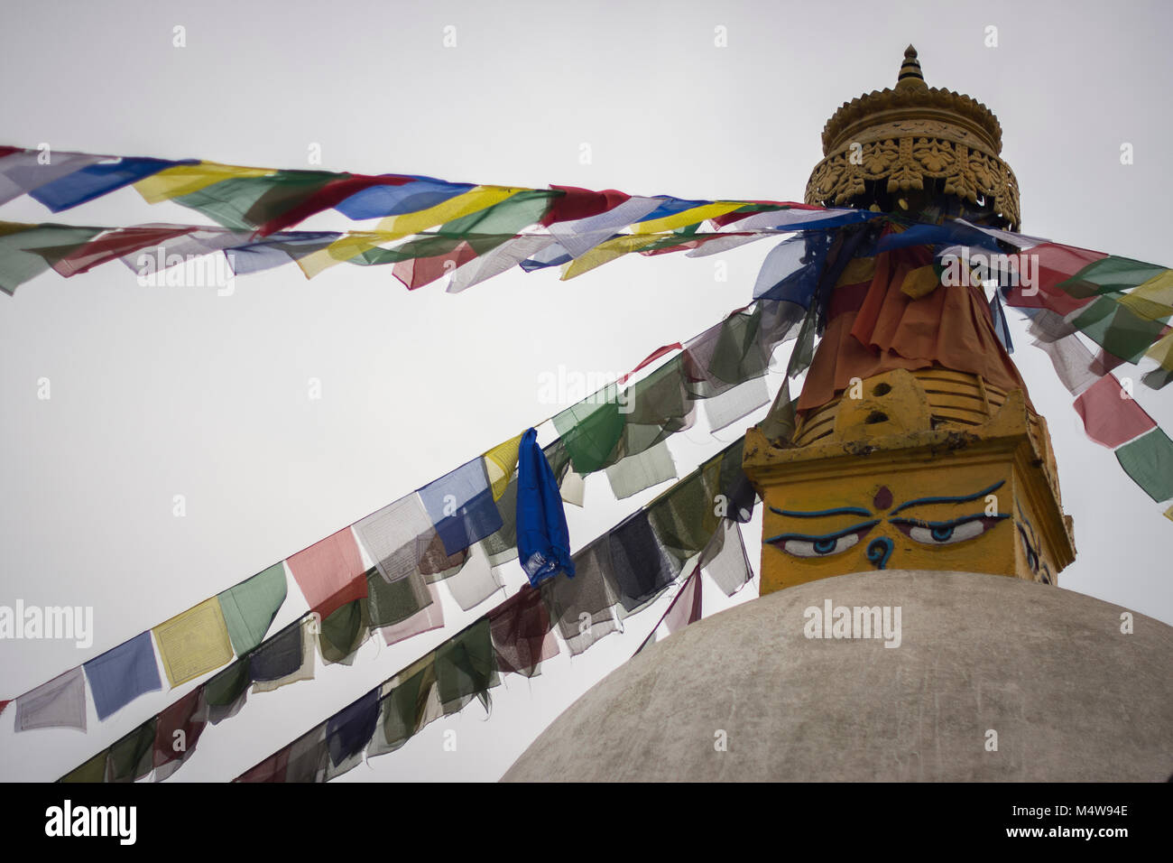 Budist Stupa in Kathmandu (Nepal) Stockfoto