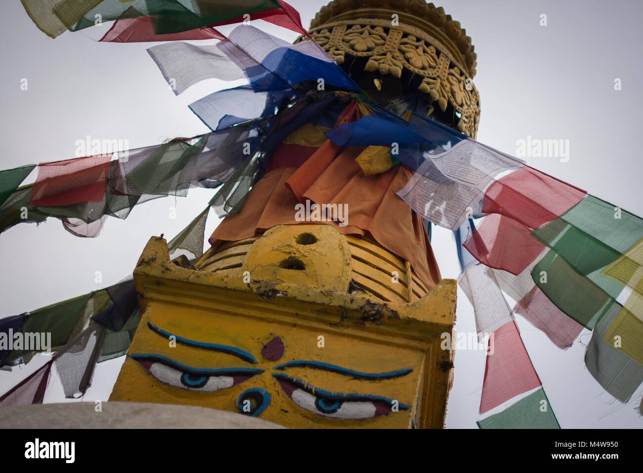 Budist Stupa in Kathmandu (Nepal) Stockfoto