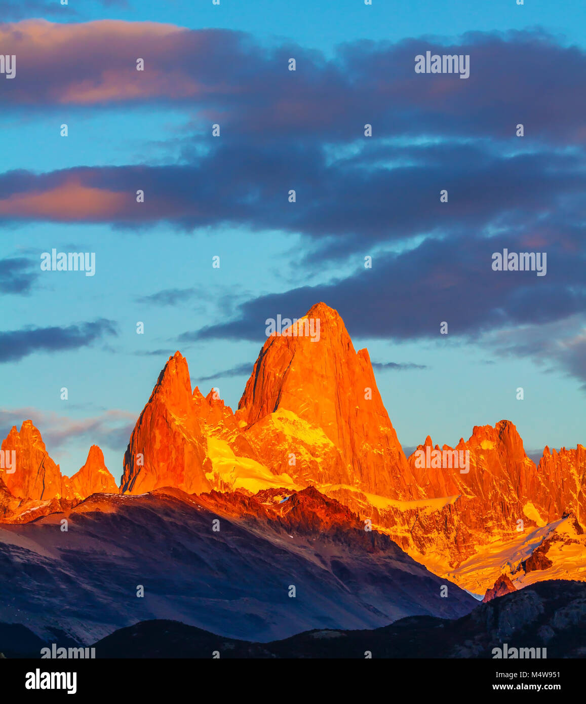 Die atemberaubenden Patagonien Stockfoto