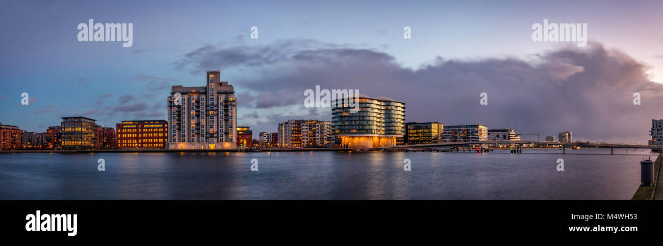 Islands Brygge, Binnenhafen, Kopenhagen, Dänemark Stockfoto