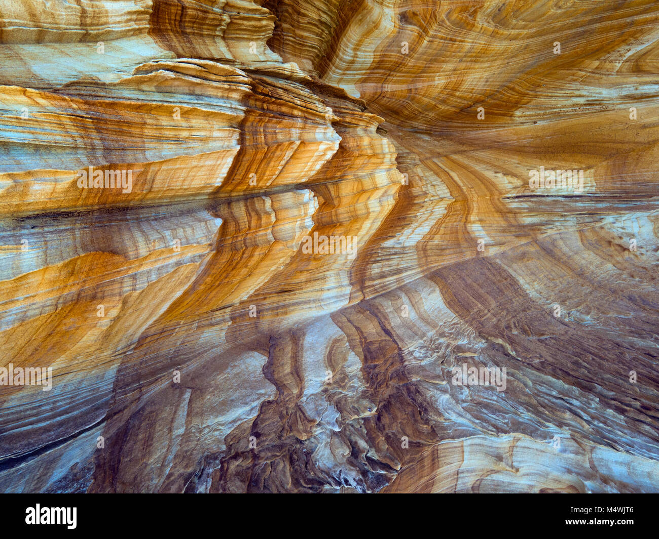 Malte Klippen bei Maria Island National Park Ostküste von Tasmanien, Australien. Stockfoto