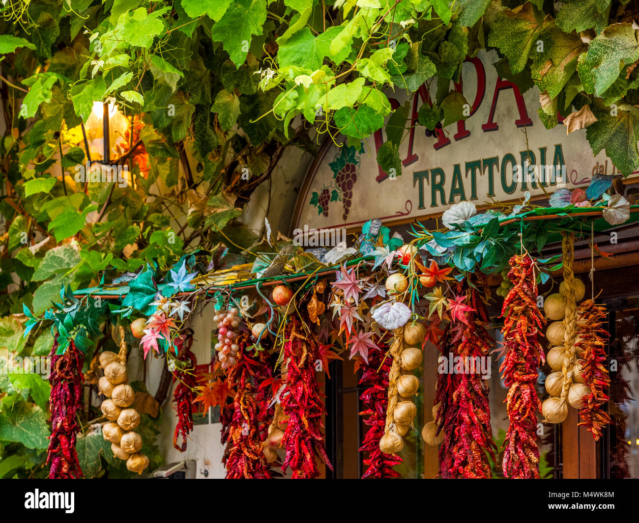 Restaurant in Rom, Italien Stockfoto