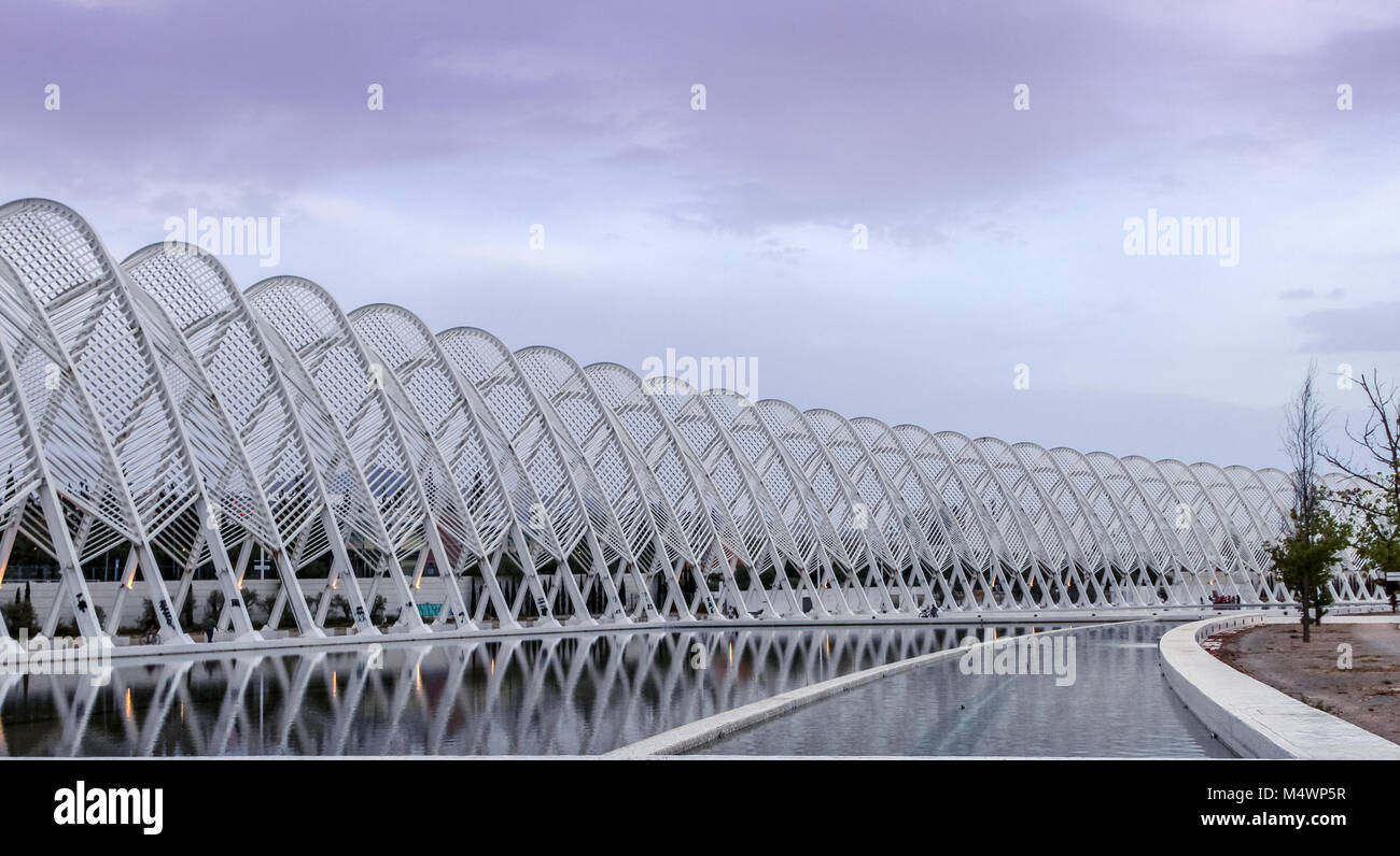Agora in der oaka Komplex, Olympic Athletic Center in Athen, Griechenland. Stockfoto
