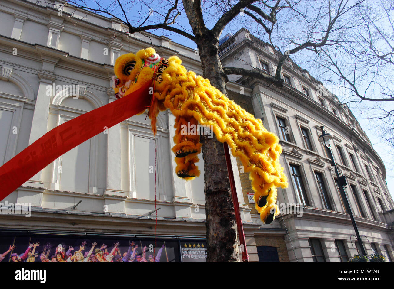 Das chinesische Neujahr feiern in London 2018 Credit: Alex Cavendish/Alamy leben Nachrichten Stockfoto
