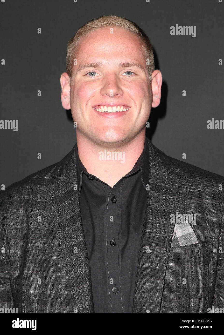 Februar 17, 2018 - Los Angeles, Kalifornien, USA - 17. Februar 2018 - Los Angeles, Kalifornien - Spencer Stein. GQ 2018 All-Stars Feier gehalten an Nomad Hotel Los Angeles. Photo Credit: F. Sadou/AdMedia (Credit Bild: © F. Sadou/AdMedia über ZUMA Draht) Stockfoto