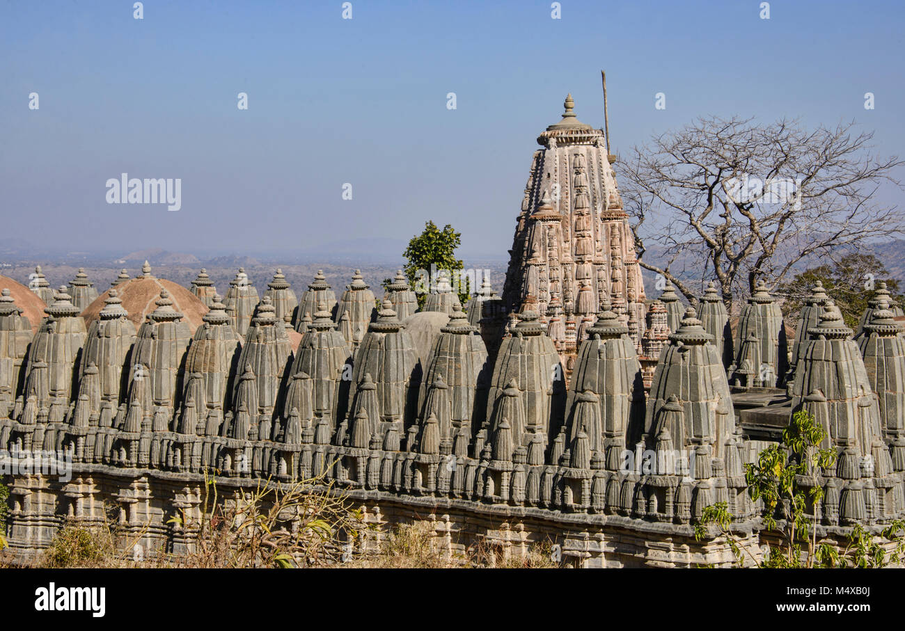 Die kumbhalgarh fort UNESCO-Weltkulturerbe, Rajasthan, Indien Stockfoto