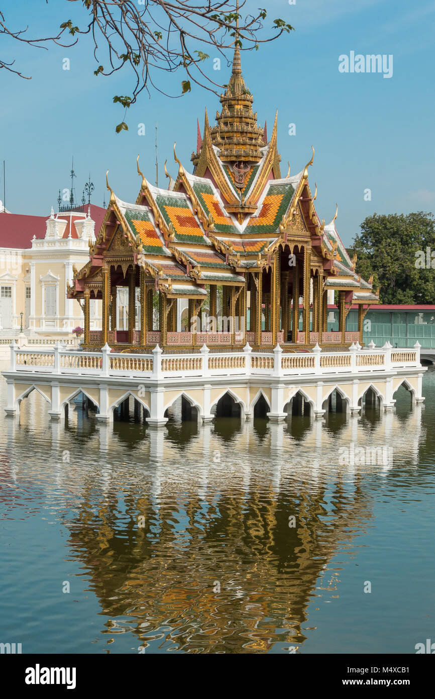 Bang Pa-In Palast in Ayutthaya, Thailand - auch als Sommerpalast bekannt Stockfoto