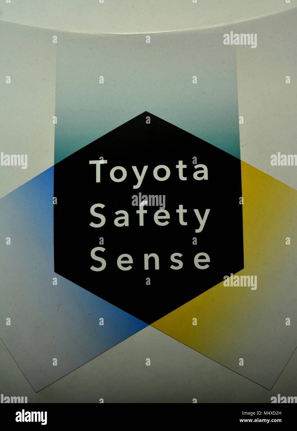 Toyota Sicherheit Sinn Board Stockfoto