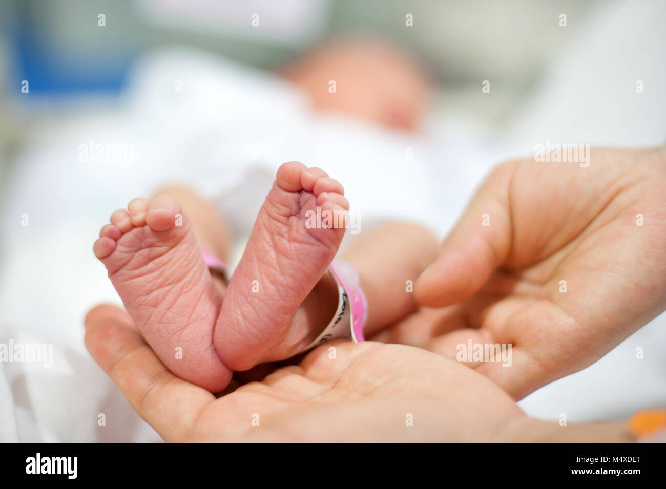 Das Bild wurde aufgenommen von Neugeborenen, Gynäkologie und Geburtshilfe Stockfoto