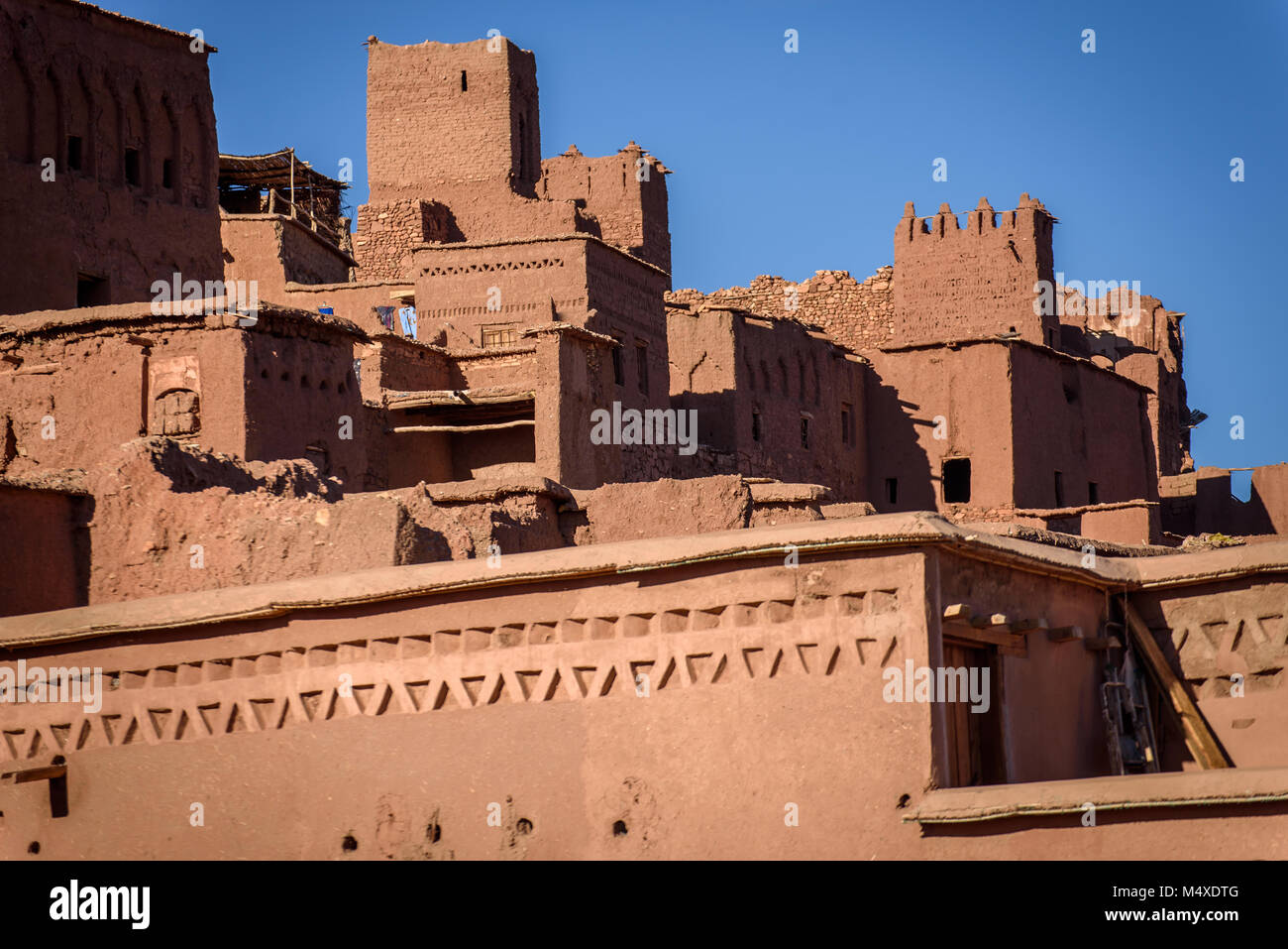 Kasbah Ait Benhaddou im Atlasgebirge von Marokko Stockfoto