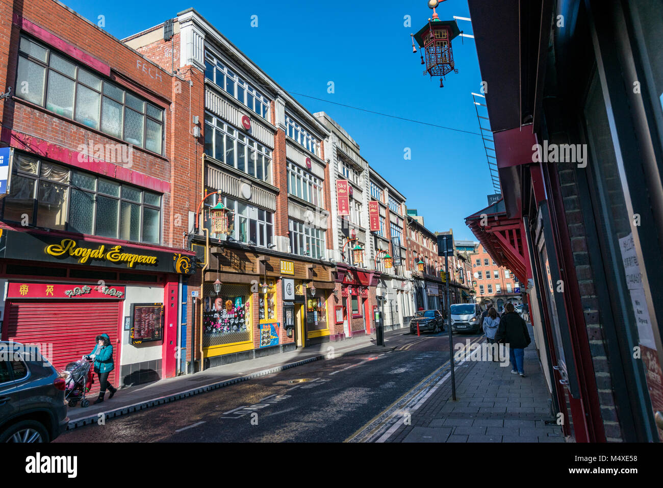 Chinatown, Newcastle upon Tyne, Großbritannien Stockfoto