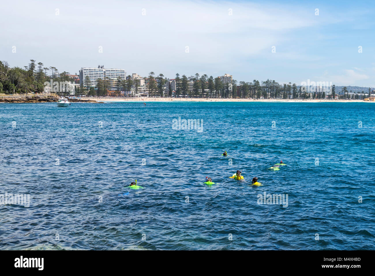 Cabbage Tree Bay geschützten Marine Reserve auf dem Weg von Manly in Shelly Beach, Sydney, NSW, Australien Stockfoto