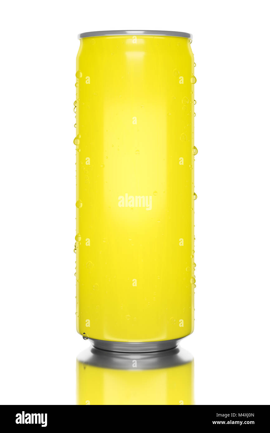 Typische gelb energy drink Dose Stockfoto