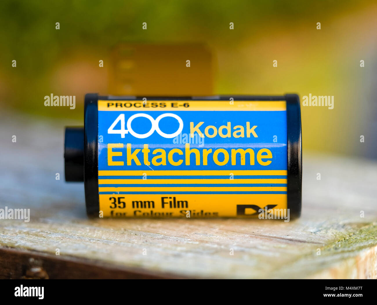 Kodak Ektachrome 35 mm Transparentfolie, zuerst in den 1940er von Eastman Kodak Company Stockfoto Kodak Ektachrome 35 mm Transparentfolie, zuerst in den 1940er von Eastman Kodak Company Stockfoto