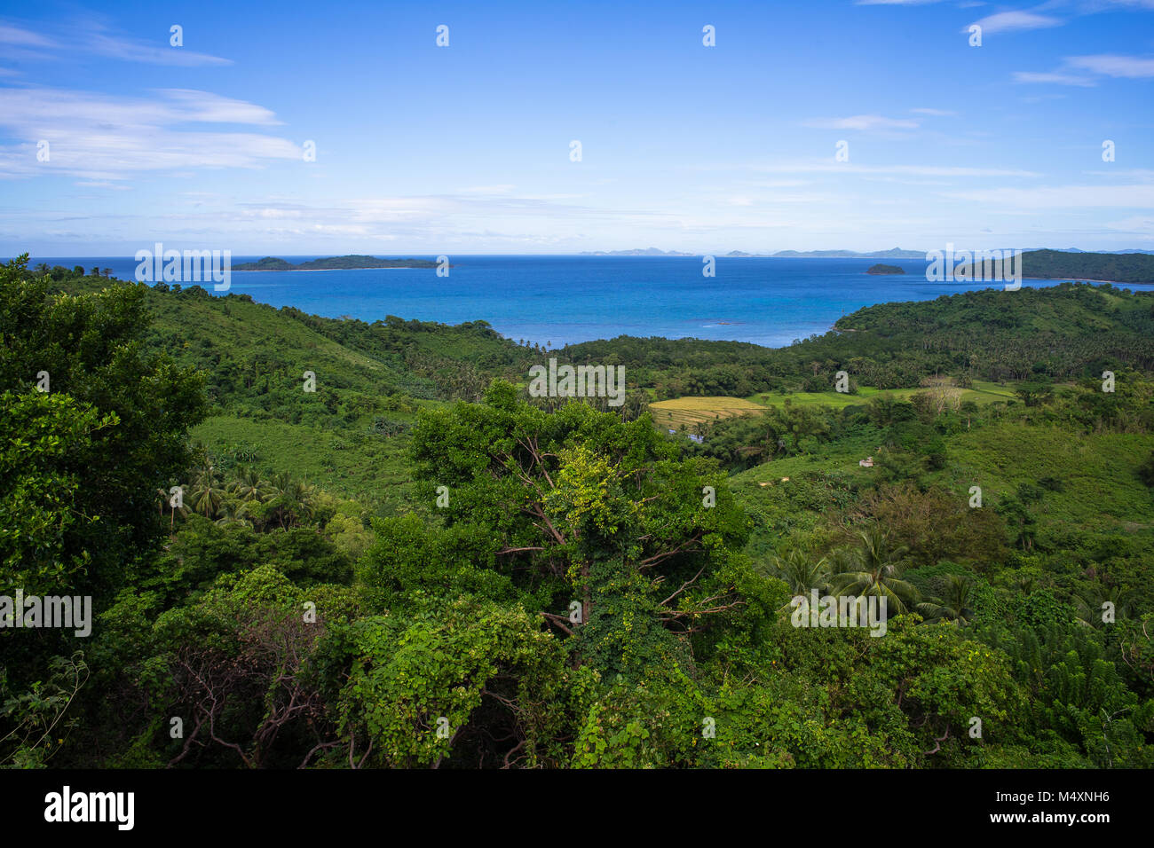 Im Norden von Palawan Stockfoto