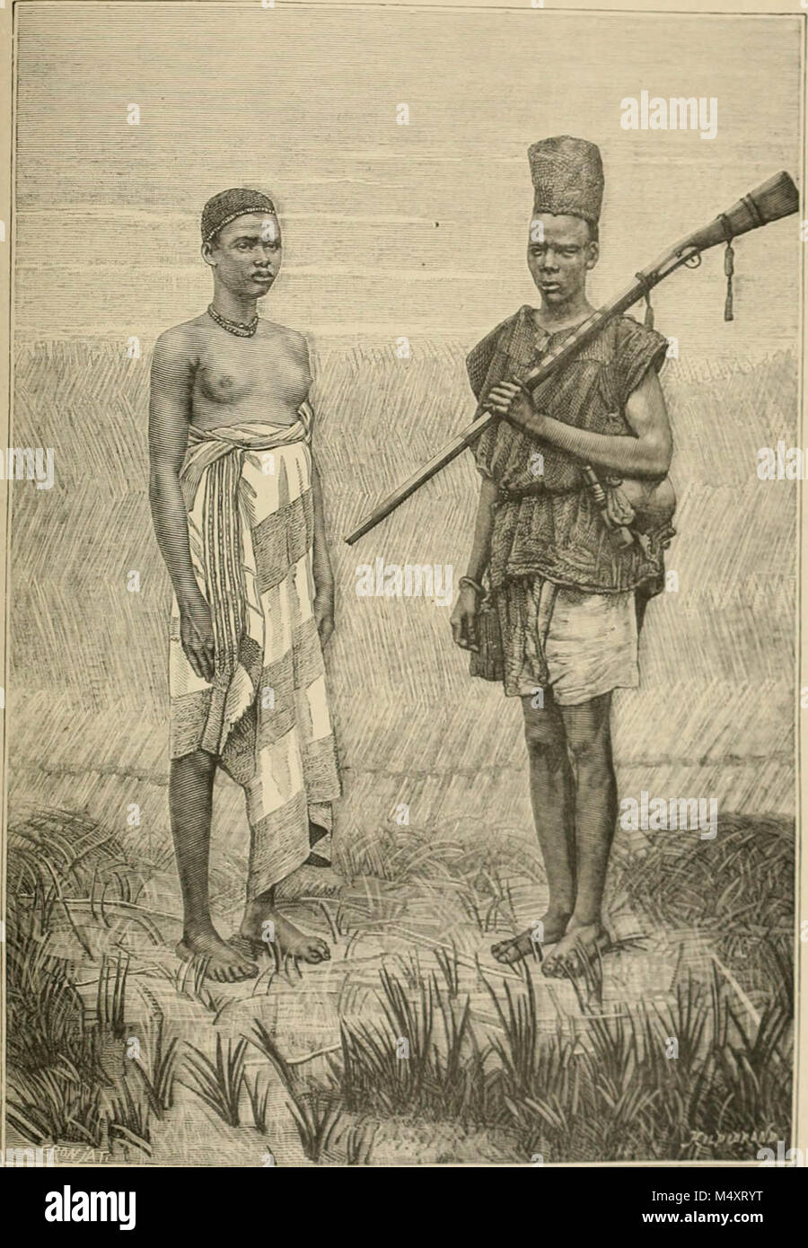 "Afrika und seine Bewohner" (1899) Stockfoto