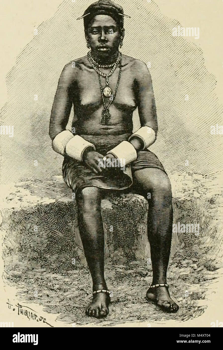 "Afrika und seine Bewohner" (1899) Stockfoto