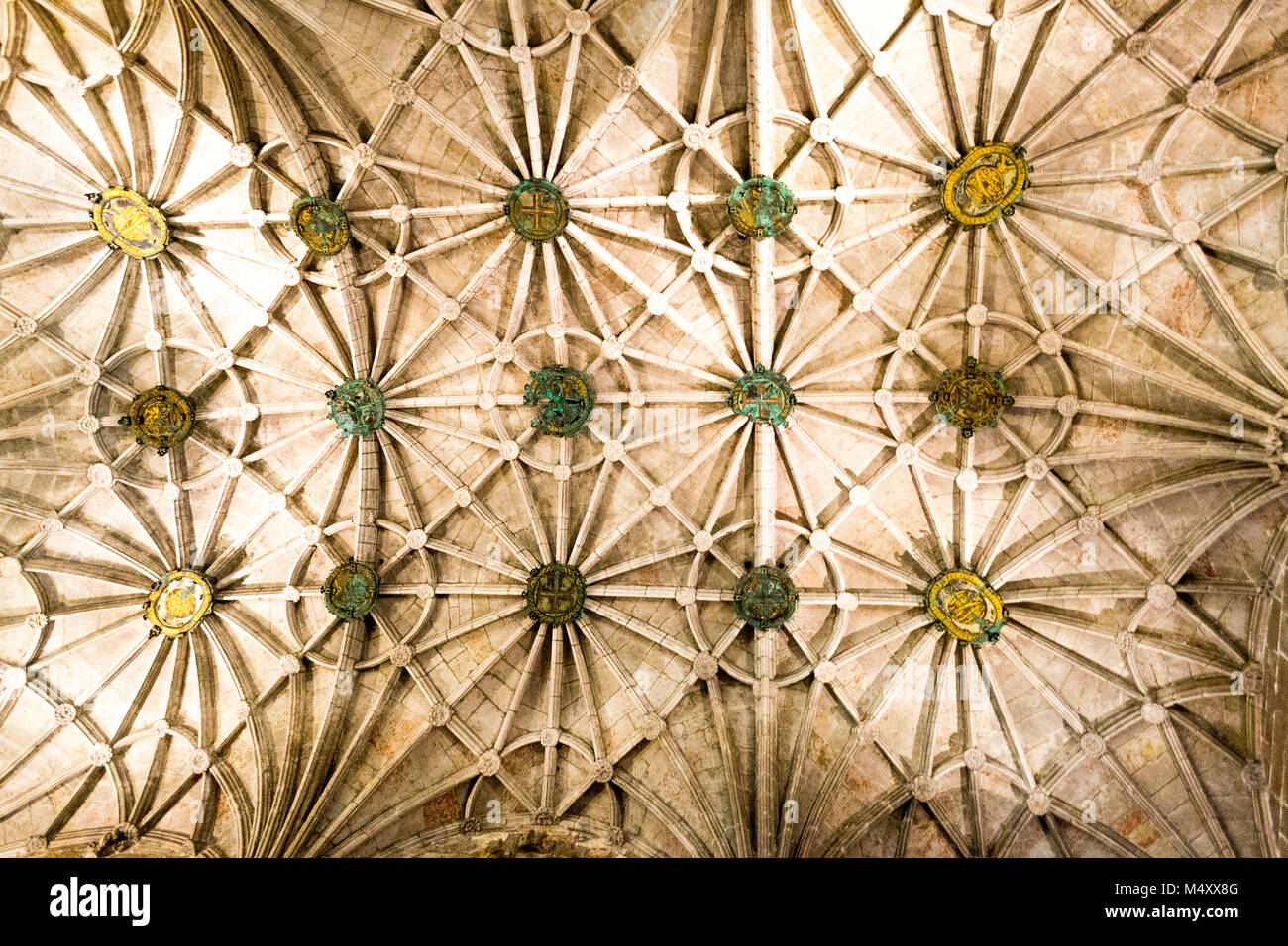 Im Kloster Jeronimos (Lissabon, Portugal) Stockfoto