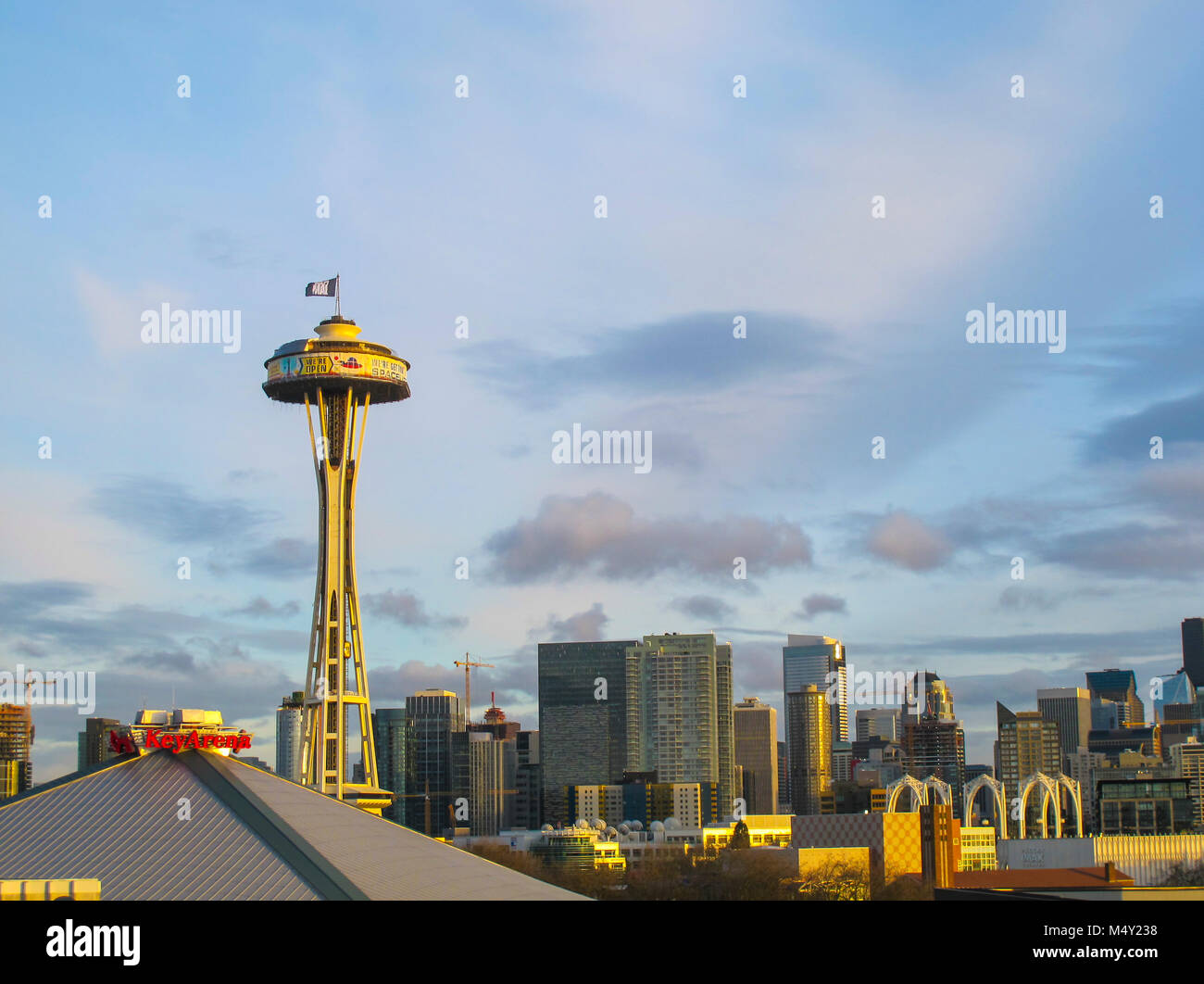 Space Needle Observation Tower, Seattle Stockfoto