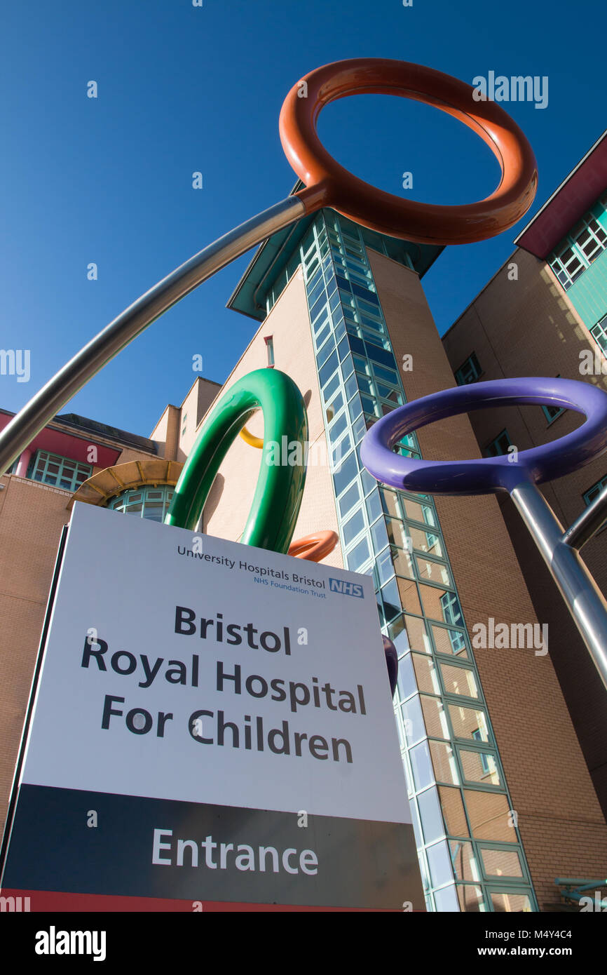 BRISTOL: Bristol Royal Hospital für Kinder Stockfoto