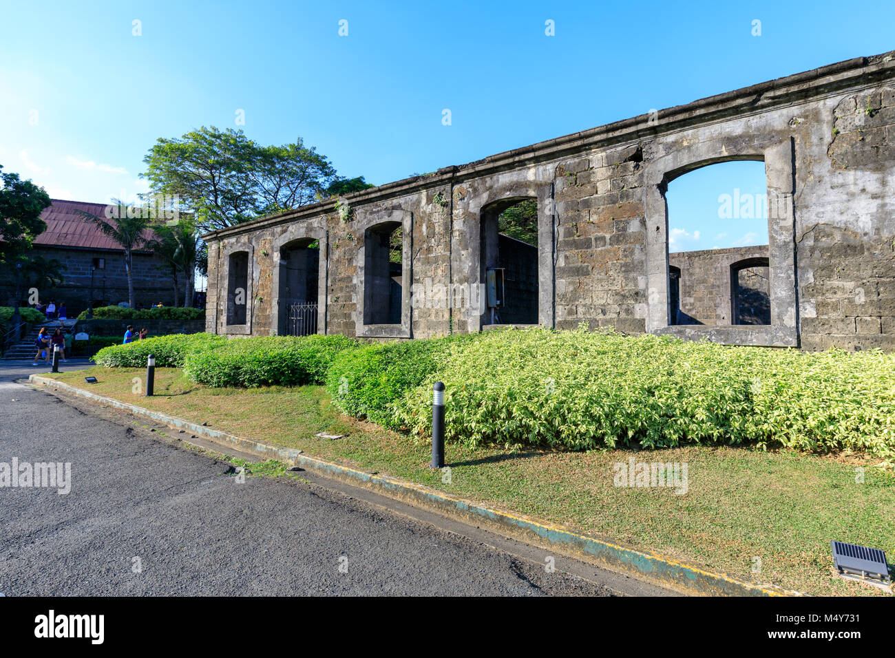 Manila, Philippinen - 17.02.2018: Spanische koloniale Fort Santiago in Manila, Philippinen Stockfoto