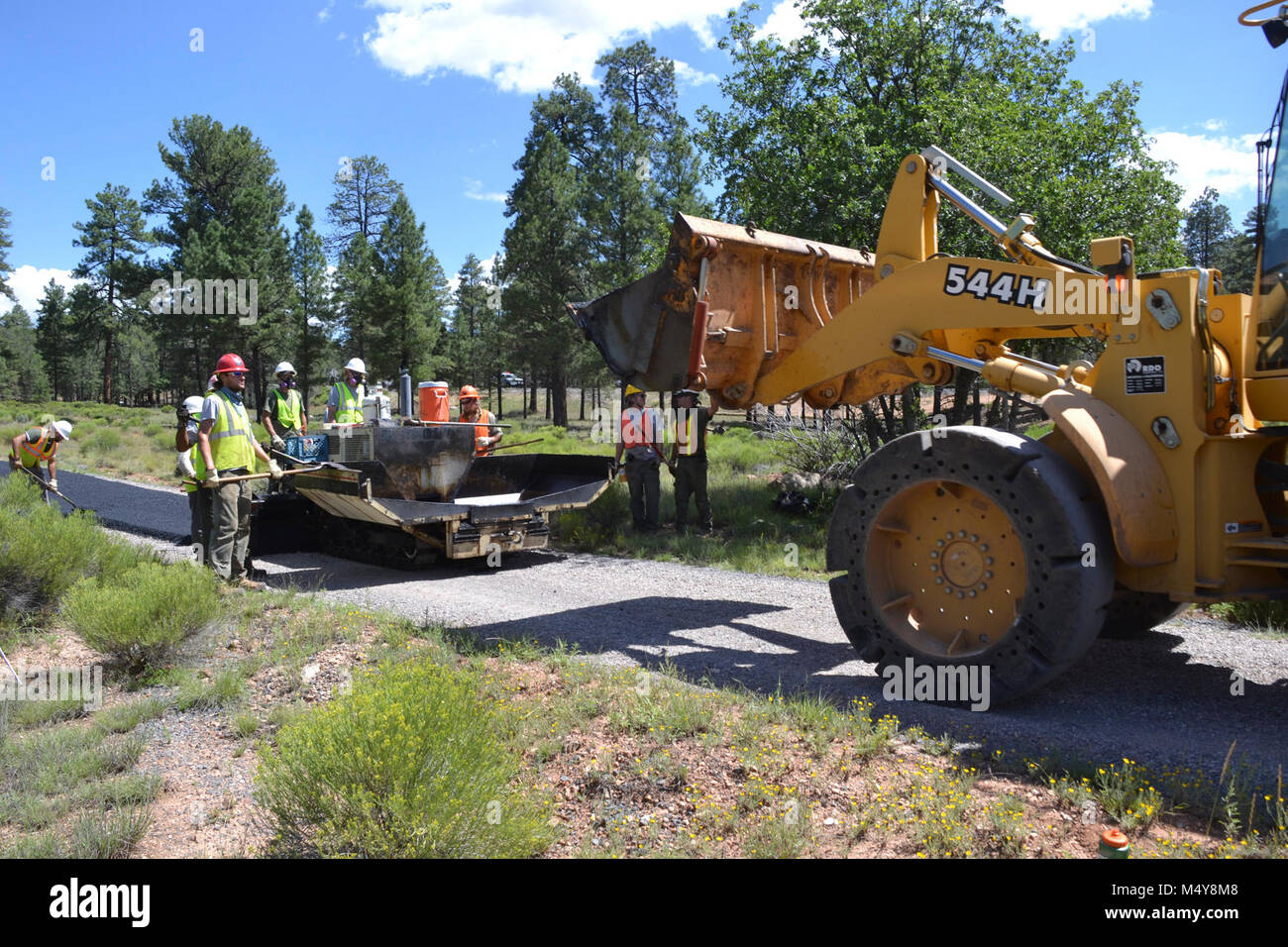 Tusayan Greenway ebnet Aug 10 - Sept. 10, 2016. Stockfoto