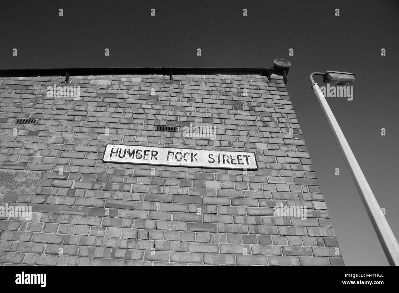 Humber Dock Street Hull, Hull Marina, Kingston upon Hull, Altstadt Stockfoto