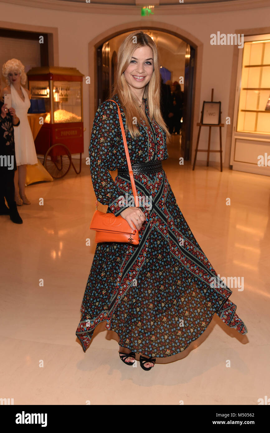 Berlin, Deutschland. 18 Feb, 2018. Susan Sideropoulos am Movie Meets Media Partei während der Berlinale im Hotel Adlon in Berlin, Deutschland, Sonntag, den 18. Februar 2018 *** Local Caption *** | Verwendung weltweit Quelle: dpa/Alamy leben Nachrichten Stockfoto